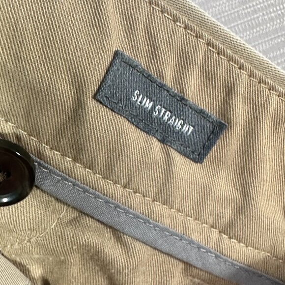 Bonobos Pants Mens 32 Slim Straight Wednesday Chino Beige Cotton Straight Leg - Picture 10 of 11